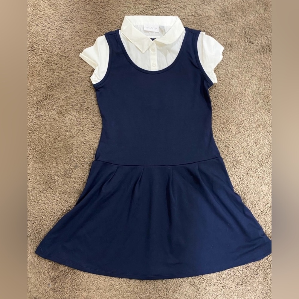 Girls Children’s Place School Uniform Dress size 10/12 - NWOT - Picture 2 of 5